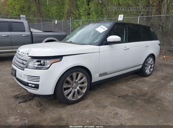 SALGS2EF7GA286038 2016 LAND ROVER RANGE ROVER White Front left