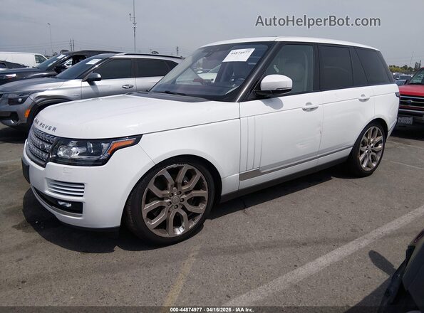 SALGS2FE0HA351982 2017 LAND ROVER RANGE ROVER White Przód lewy