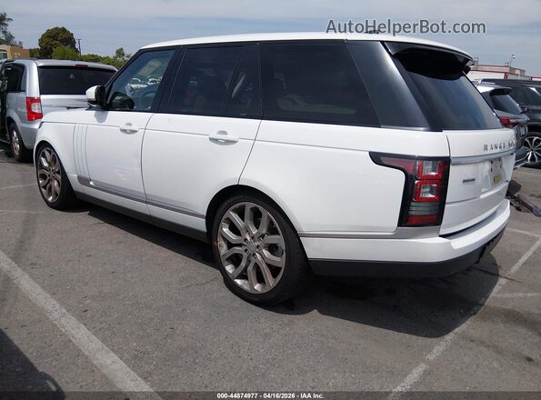 SALGS2FE0HA351982 2017 LAND ROVER RANGE ROVER White Tył lewy