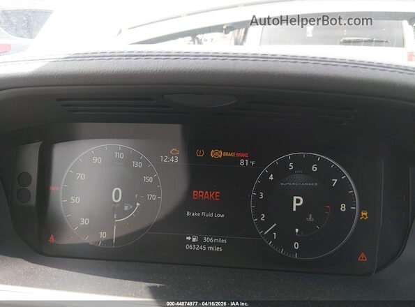 SALGS2FE0HA351982 2017 LAND ROVER RANGE ROVER White Widok tylnych siedzeń