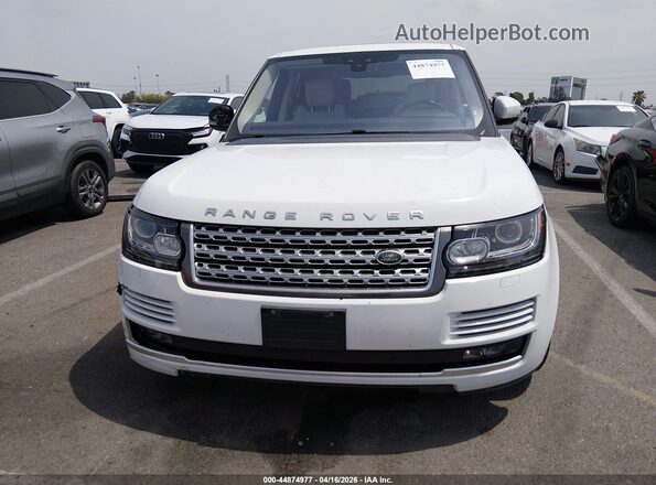 SALGS2FE0HA351982 2017 LAND ROVER RANGE ROVER White Widok wnętrza z tyłu