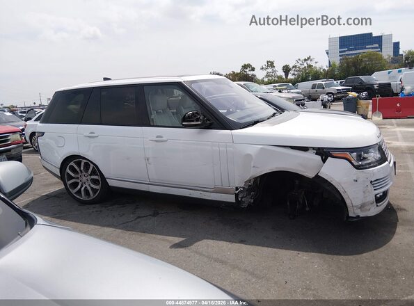 SALGS2FE0HA351982 2017 LAND ROVER RANGE ROVER White Widok wnętrza 360 stopni