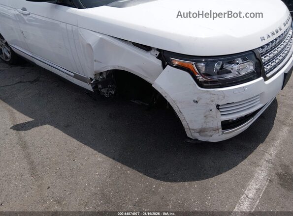 SALGS2FE0HA351982 2017 LAND ROVER RANGE ROVER White Widok z przodu