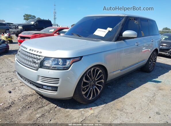 SALGS2FE2HA329031 2017 LAND ROVER RANGE ROVER Silver Передня ліва чверть