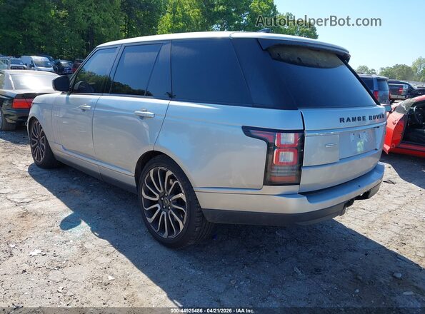 SALGS2FE2HA329031 2017 LAND ROVER RANGE ROVER Silver Задня ліва чверть