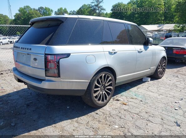 SALGS2FE2HA329031 2017 LAND ROVER RANGE ROVER Silver Задня права чверть