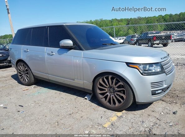 SALGS2FE2HA329031 2017 LAND ROVER RANGE ROVER Silver Вид задньої частини салону
