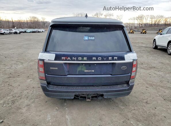 SALGS2FE2HA329417 2017 LAND ROVER RANGE Blue Հետևի տեսք