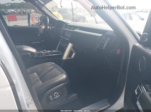 SALGS2FE2HA368606 2017 LAND ROVER RANGE ROVER White Front interior view