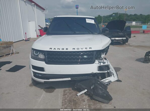 SALGS2FE2HA368606 2017 LAND ROVER RANGE ROVER White Rear interior view