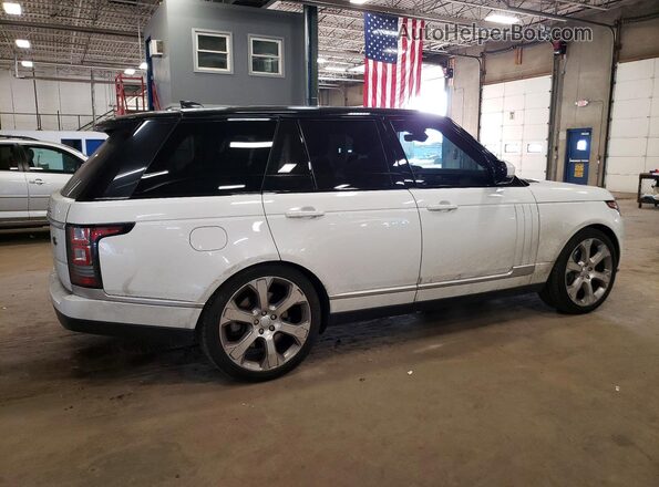 SALGS2FE6HA326097 2017 LAND ROVER RANGE White Задня права чверть