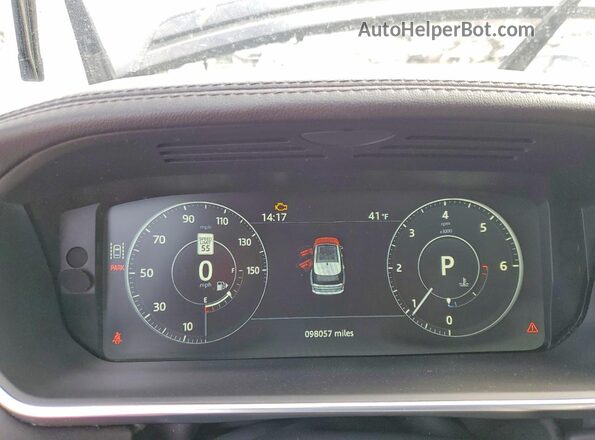 SALGS2FK8HA330531 2017 LAND ROVER RANGE White Vista del cuadro de instrumentos