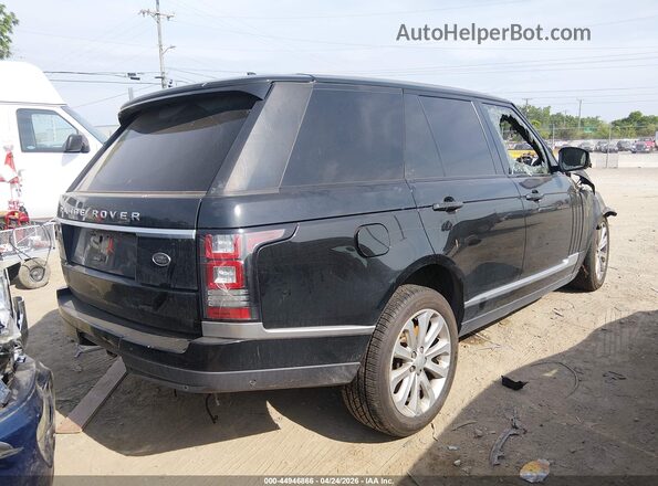 SALGS2PF5GA307658 2016 LAND ROVER RANGE ROVER Black Задня права чверть