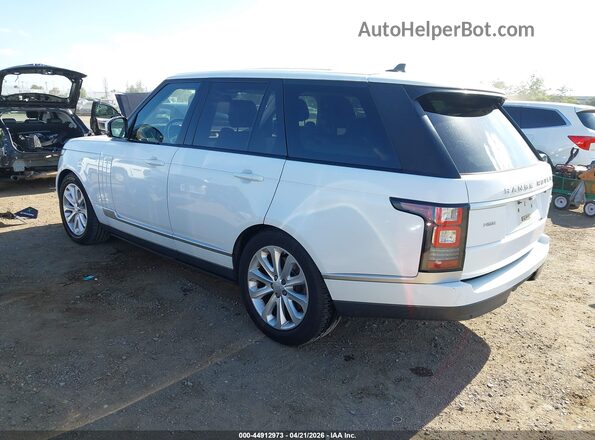 SALGS2PF7GA304955 2016 LAND ROVER RANGE ROVER White უკანა მარცხენა