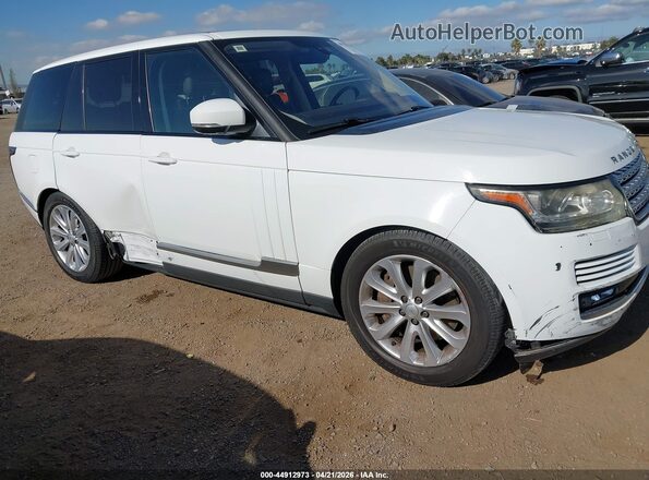 SALGS2PF7GA304955 2016 LAND ROVER RANGE ROVER White წინა ხედი