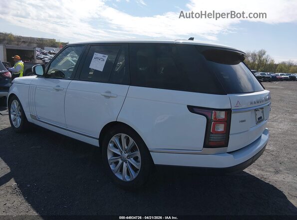 SALGS2PFXGA305002 2016 LAND ROVER RANGE ROVER White Tył lewy