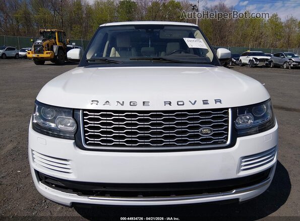 SALGS2PFXGA305002 2016 LAND ROVER RANGE ROVER White Widok z przodu