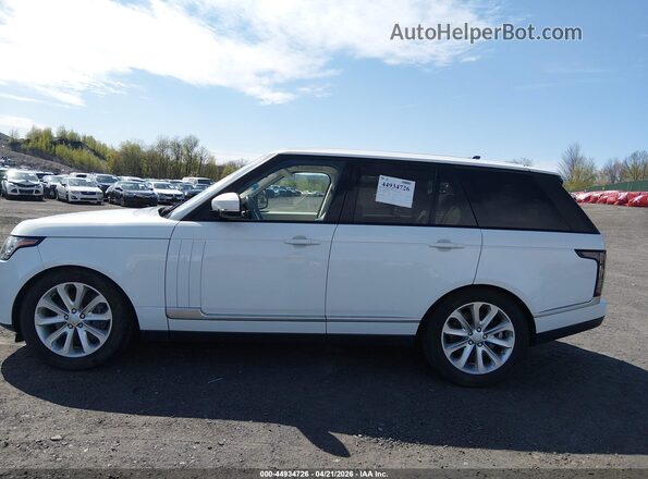 SALGS2PFXGA305002 2016 LAND ROVER RANGE ROVER White Widok wnętrza 360 stopni
