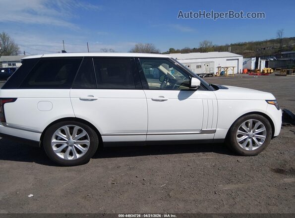 SALGS2PFXGA305002 2016 LAND ROVER RANGE ROVER White Widok wnętrza z tyłu