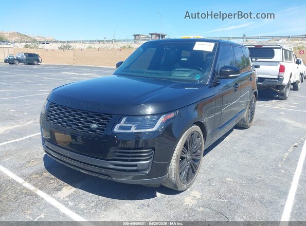 SALGS2RE0JA394073 2018 LAND ROVER RANGE ROVER Black Przód lewy