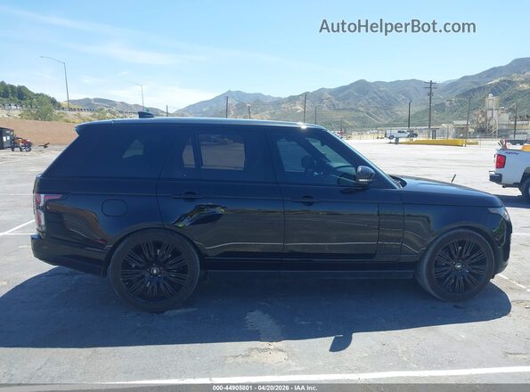 SALGS2RE0JA394073 2018 LAND ROVER RANGE ROVER Black Widok wnętrza z tyłu