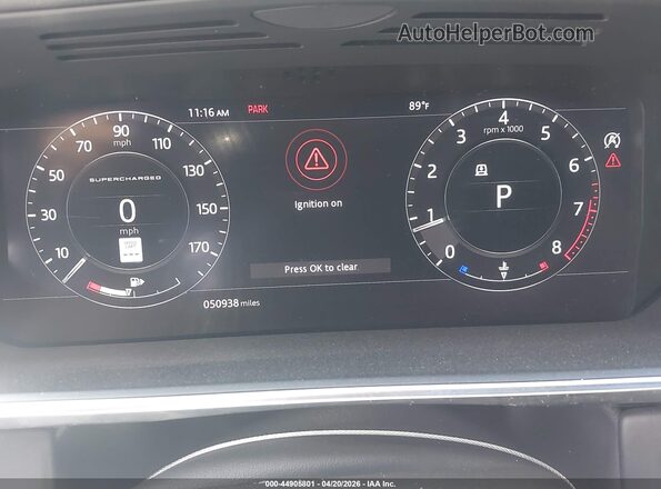 SALGS2RE0JA394073 2018 LAND ROVER RANGE ROVER Black Widok tylnych siedzeń