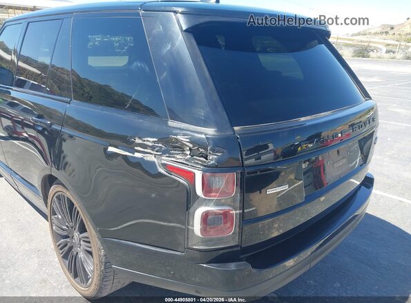 SALGS2RE0JA394073 2018 LAND ROVER RANGE ROVER Black Widok z przodu