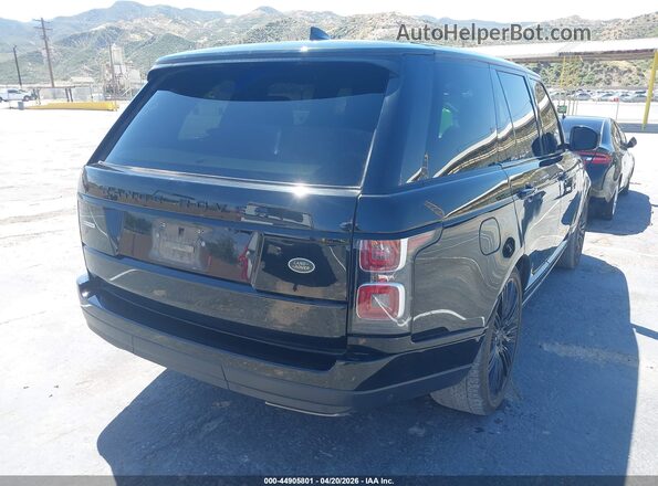 SALGS2RE0JA394073 2018 LAND ROVER RANGE ROVER Black Tył prawy