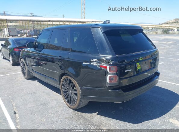 SALGS2RE0JA394073 2018 LAND ROVER RANGE ROVER Black Tył lewy