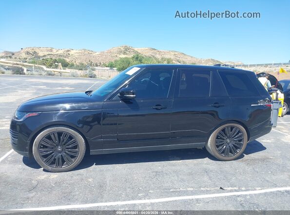 SALGS2RE0JA394073 2018 LAND ROVER RANGE ROVER Black Widok wnętrza 360 stopni
