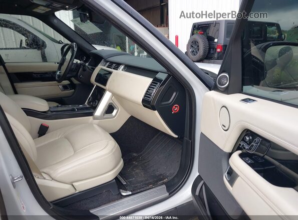 SALGS2RE6KA537349 2019 LAND ROVER RANGE ROVER White Вид салону спереду