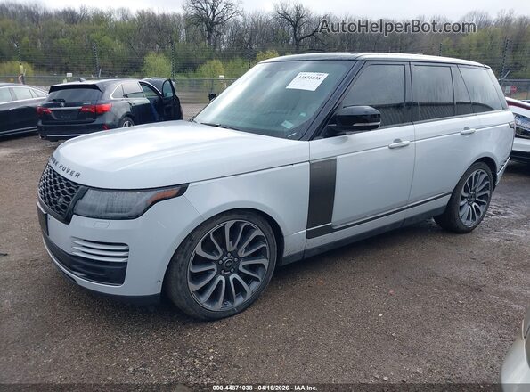 SALGS2RE6KA537349 2019 LAND ROVER RANGE ROVER White Передня ліва чверть