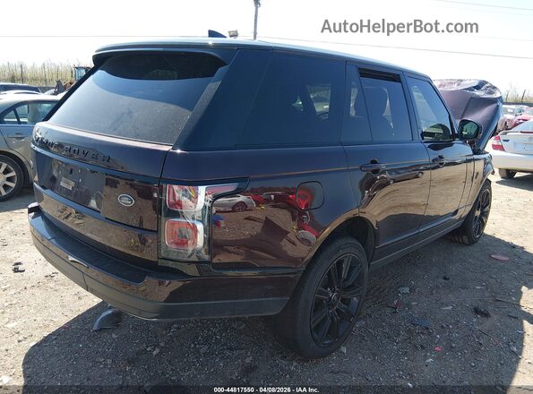 SALGS2RU2LA580045 2020 LAND ROVER RANGE ROVER Maroon Tył prawy