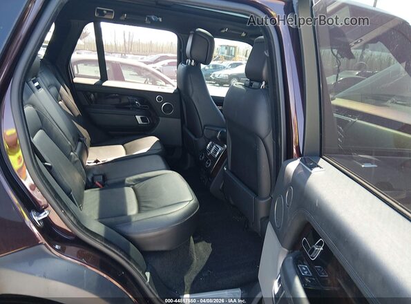 SALGS2RU2LA580045 2020 LAND ROVER RANGE ROVER Maroon Widok naklejki z numerem VIN
