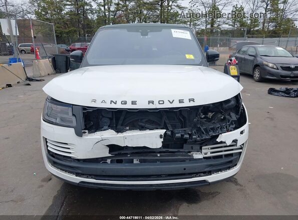 SALGS2RU2NA465528 2022 LAND ROVER RANGE ROVER White Vista frontal