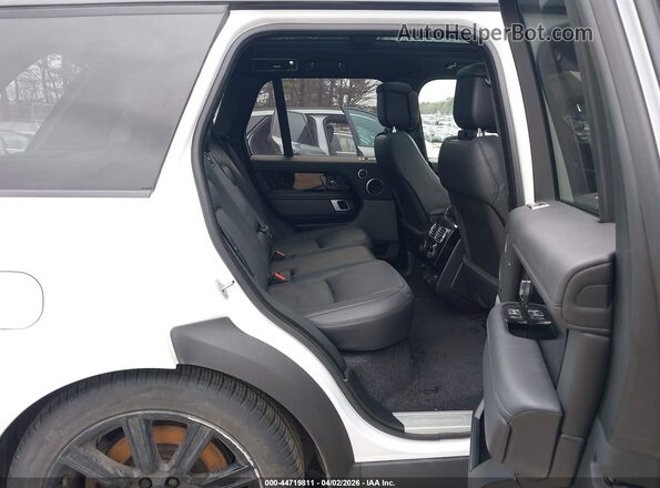 SALGS2RU2NA465528 2022 LAND ROVER RANGE ROVER White Vista de la etiqueta del VIN