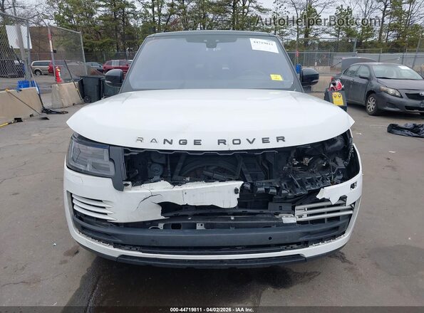 SALGS2RU2NA465528 2022 LAND ROVER RANGE ROVER White Vista interior trasera