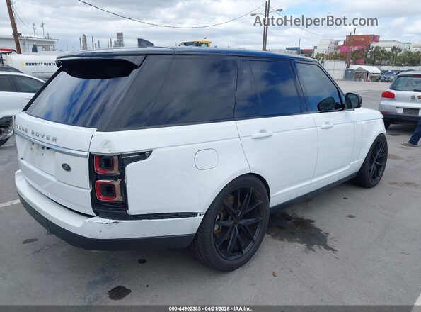 SALGS2RU6LA591730 2020 LAND ROVER RANGE ROVER White Rear right
