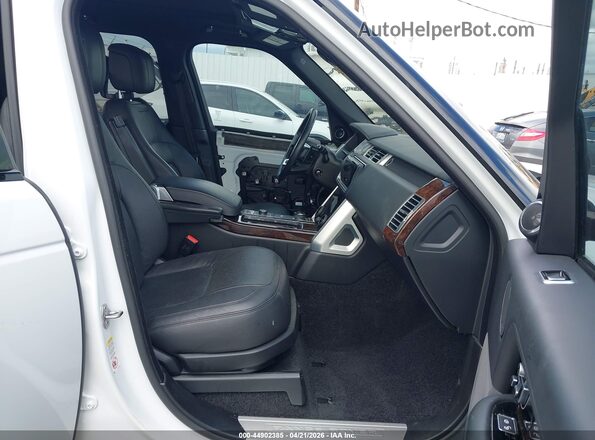SALGS2RU6LA591730 2020 LAND ROVER RANGE ROVER White Front interior view