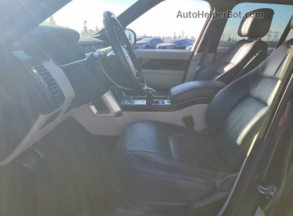 SALGS2RU6MA452389 2021 LAND ROVER RANGE Black Front interior view