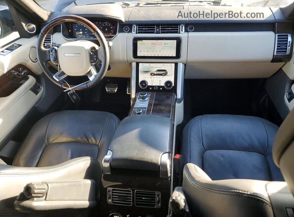 SALGS2RU6MA452389 2021 LAND ROVER RANGE Black Dashboard view