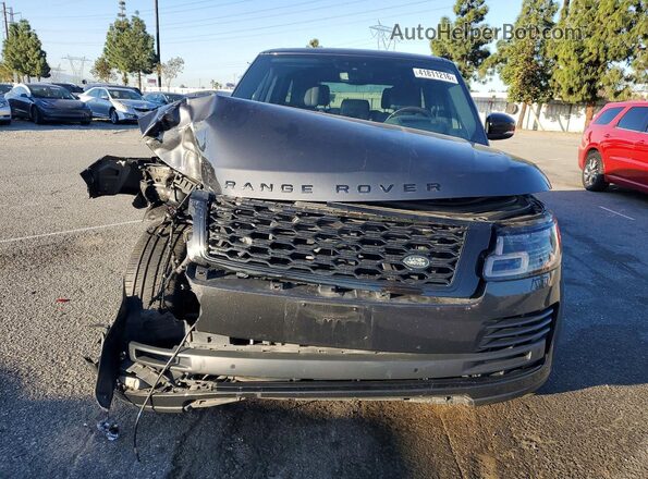 SALGS2RU6MA452389 2021 LAND ROVER RANGE Black Front view