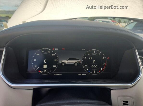 SALGS2RU6MA454885 2021 LAND ROVER RANGE White Սարքավորումների վահանակի տեսք