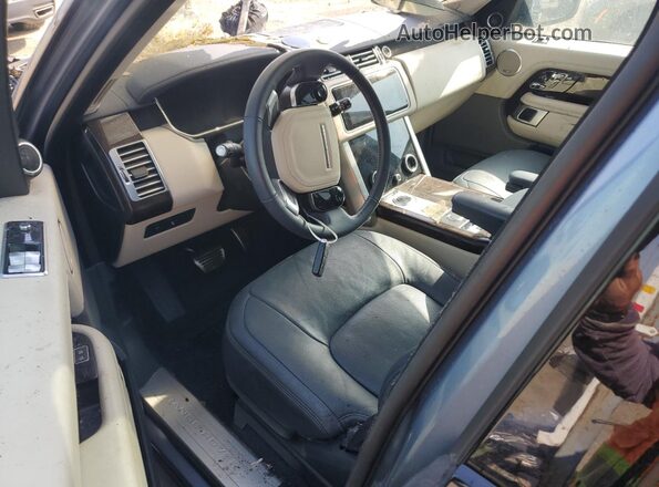 SALGS2RU6MA456250 2021 LAND ROVER RANGE Blue Vista del salpicadero