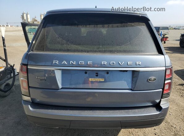 SALGS2RU6MA456250 2021 LAND ROVER RANGE Blue Vista trasera
