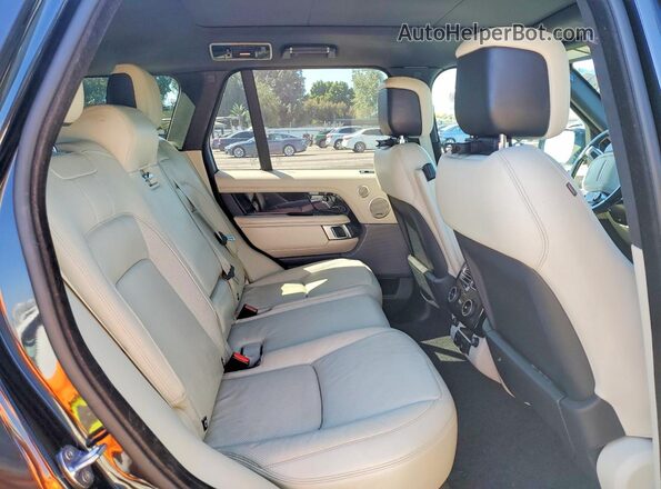 SALGS2SEXMA446484 2021 LAND ROVER RANGE Black Rear interior view