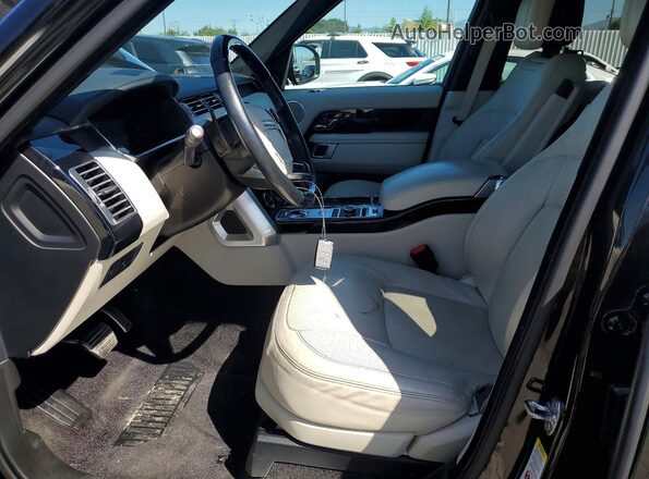 SALGS2SEXMA446484 2021 LAND ROVER RANGE Black Front interior view