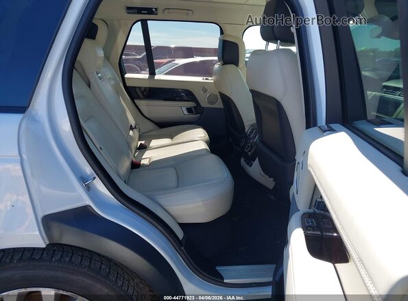 SALGS2SV0KA549930 2019 LAND ROVER RANGE ROVER White VIN կոդի պիտակի տեսք