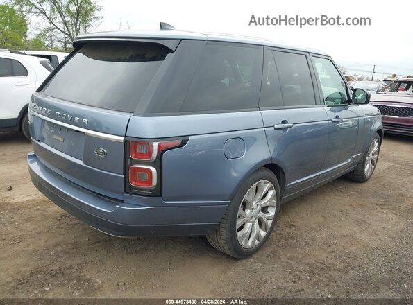 SALGS2SV4JA515777 2018 LAND ROVER RANGE ROVER Light Blue Հետևի աջ