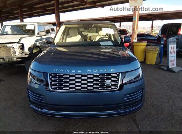 SALGS2SV5KA546893 2019 LAND ROVER RANGE ROVER Light Blue უკანა სალონის ხედი